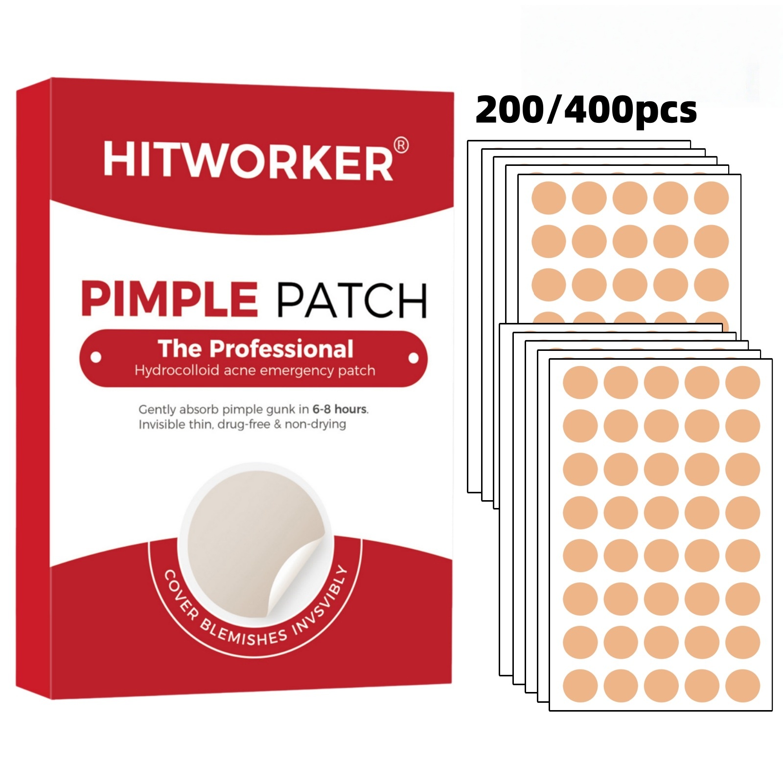 200/400 Stück Akne-Pflaster fü – Skincare Moisturizer Bewertung und Preis